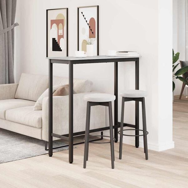 vidaXL mesa Cinza Sonoma 100 x 40 x 100,5 cm