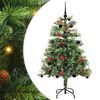 vidaXL &Aacute;rvore de Natal Artificial Verde 150 cm PVC e Metal
