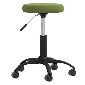 vidaXL Banco de massagens veludo verde-claro