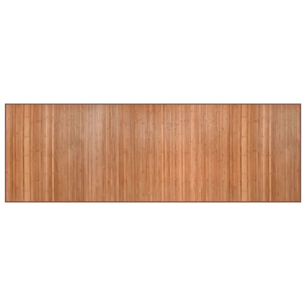 vidaXL Tapete retangular 100x300 cm bambu cor natural