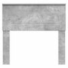 vidaXL Cabeceira Cinzento 90 cm Madeira processada