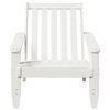 vidaXL Cadeiras jardim Adirondack 2 pcs 75x77x77cm pinho maciça branco