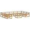 vidaXL Conjunto de Sof&aacute;s para Exterior 10 pcs Branco