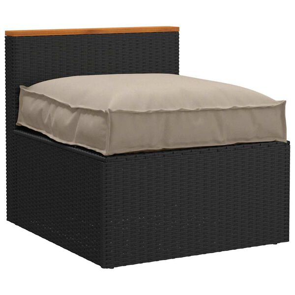 vidaXL Almofada Cinzento-acastanhado 70 x 70 x 12 cm Tecido Oxford