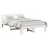 vidaXL Estrutura da Cama com cabeceira Branco 120 x 200 cm