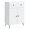 vidaXL Buffet com gaveta Branco 66 x 34,5 x 90 cm Derivados de Madeira
