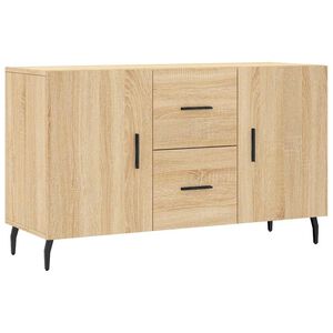 vidaXL Aparador 100x36x60 cm derivados de madeira carvalho sonoma
