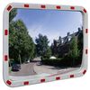Convex Espelho de tr&acirc;nsito retangular 60 x 80 cm com refletores