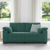 vidaXL Sof&aacute;-luvas 180x77x82 cm veludo verde-escuro