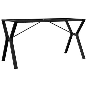 vidaXL Pernas para mesa de jantar estrutura em Y a&ccedil;o
