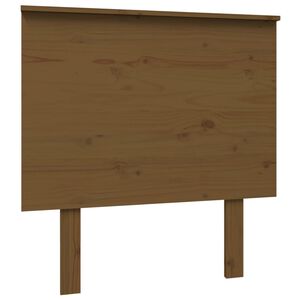 vidaXL Cabeceira de cama 79x6x82,5 cm pinho maci&ccedil;o castanho mel