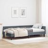 vidaXL Estrutura de Cama de Canto Cinza Escuro 100 cm x 200 cm