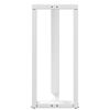 vidaXL P&eacute;s de mesa de bar em forma de T, 2 pe&ccedil;as, branco, 40x35x(90-91) cm, a&ccedil;o