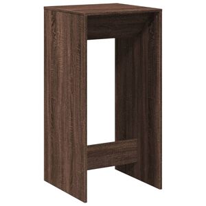 vidaXL Mesa de bar 51x50x103,5 cm derivados madeira carvalho castanho