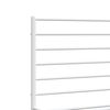 vidaXL Estrutura de cama com cabeceira e p&eacute;s 120x190 cm metal branco