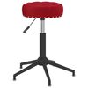 vidaXL Cadeiras de jantar girat&oacute;rias 2 pcs veludo vermelho tinto