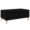 vidaXL Mesa de centro 90x50x36,5 cm derivados de madeira preto