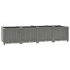 vidaXL Canteiro elevado 160x40x38 cm polipropileno