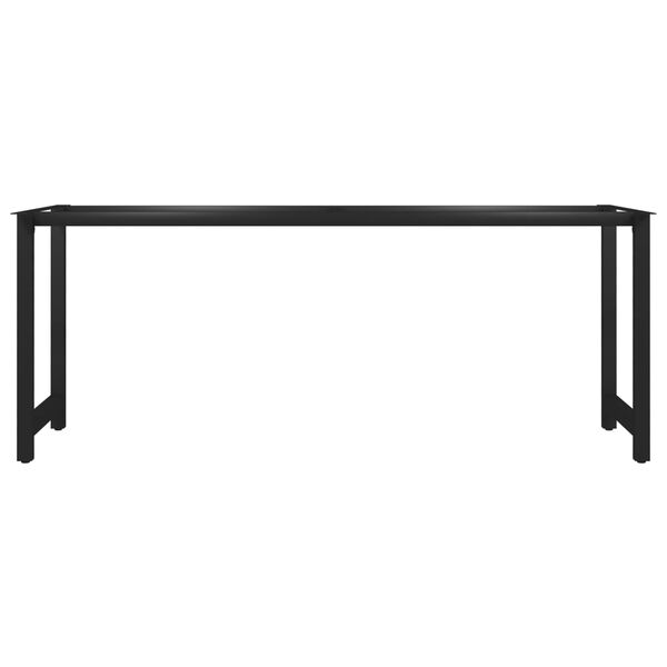 vidaXL Pernas para mesa de jantar estrutura em H 180x80x72 cm