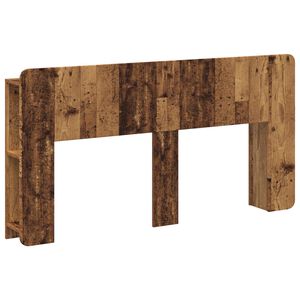 vidaXL Cabeceira com Arm&aacute;rio Madeira antiga Derivados de Madeira