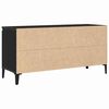 vidaXL Gabinete para TV Carvalho Preto 102 x 35 x 50 cm