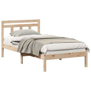 vidaXL Estrutura da Cama Castanho 80 x 200 cm