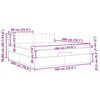 vidaXL Estrutura de cama otomana com colch&atilde;o 180x200cm cinzento escuro