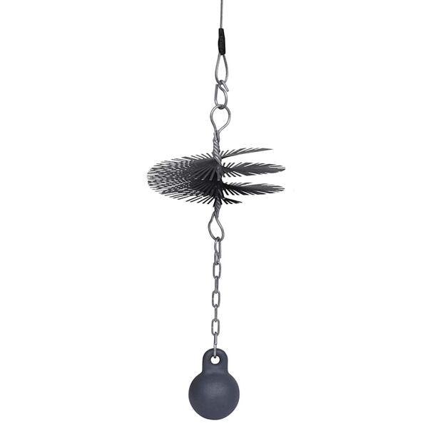 Escova redonda para limpar a chamin&eacute; di&acirc;metro 15 cm