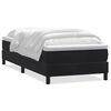 vidaXL Cama com molas/colch&atilde;o 100x220 cm veludo preto