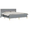 vidaXL Estrutura da Cama 180 x 200 cm Cinzento-claro