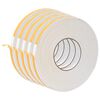 vidaXL Fita de espuma autoadesiva 5 pcs Branco 10mm x 10m Espuma CR