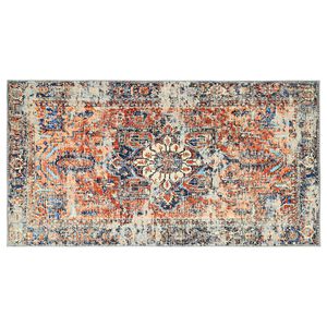 vidaXL Tapete ORIZ Laranja 80 x 150 cm 100% Poli&eacute;ster