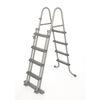 Bestway Escada de seguran&ccedil;a p/ piscina 4 degraus Flowclear 122cm 58331