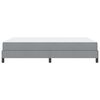 vidaXL Cama Box com colch&atilde;o Cinzento-claro 160 x 200 cm tecido