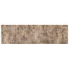 vidaXL Tapete de Cozinha Bet&atilde;o castanho 150 x 45 cm 100% Poliamida