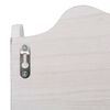 vidaXL Cabide de parede 50x10x30 cm madeira branco