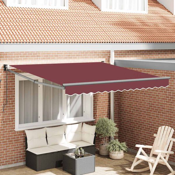 vidaXL Toldo retr&aacute;til manual 300x250 cm bord&ocirc;