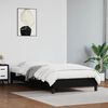 vidaXL Estrutura de cama 90x200 cm couro artificial preto