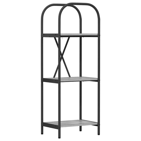 vidaXL Estante Cinza Sonoma 40 x 30 x 109 cm Madeira processada