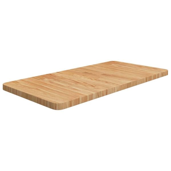 vidaXL Bancada p/ WC 80x40x2,5 cm madeira tratada castanho-claro