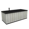 Keter Vaso de jardim grande Sequoia cinzento PP 240933