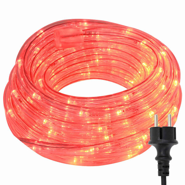 vidaXL Luz de Corda com 120 LEDs Vermelho 5 m PVC