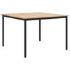 vidaXL Mesa de jantar Natural 110 x 110 x 75 cm