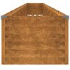 vidaXL Canteiro elevado de jardim 770x50x36 cm a&ccedil;o corten