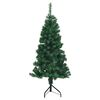 vidaXL &Aacute;rvore de Natal artificial de canto Verde 150 cm PVC e Metal