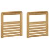 vidaXL M&oacute;dulo de Bra&ccedil;os 2 pcs Branco 59 x 6 x 61 cm