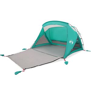 vidaXL Tenda de praia 2 Pessoas imperme&aacute;vel verde mar
