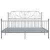 vidaXL Estrutura de cama metal 200x200 cm cinzento