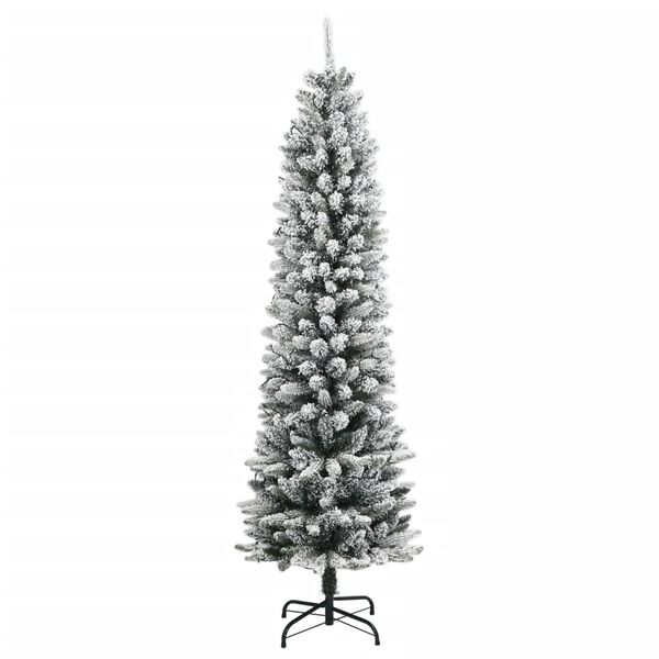 vidaXL &Aacute;rvore de Natal artificial com 150 luzes LED e neve 120 cm