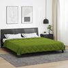 vidaXL Duvet de Ano Inteiro Verde 200 x 200 cm Microfibra